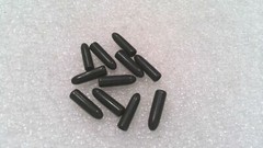 VC-0903-8 INSULATOR CAP, BLACK ANTENNA CAP, 1/2 IN LONG (LOT OF 2500)