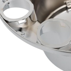 ABS Plastic Set of 4 Rear Chrome Wheel Axle Hub Cover Kit Semi 33MM Nut Covers