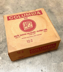 COLUMBIA Cable Wire 250′ 12/2 NM ROMEX Cable GRAY CU NOS NEW W1546