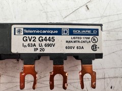 Telemecanique GV2 G445 Connection Rail x2 Piece 63A 690V IP20
