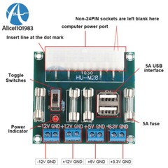 Desktop Computer Power Adapter Board ATX Power Board Lead-out Module