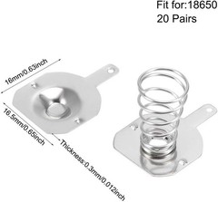 Conversion Spring Contact Plate for 18650 Battery