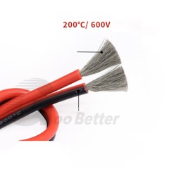 2 Core Red And Black Cable Parallel Flexible Silicone Wire Car Auto 28AWG – 8AWG