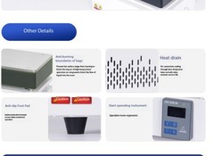 DigitalDisplay Corrosion-Resistant Stainless Steel Preheating Platform LC-DB-2AB