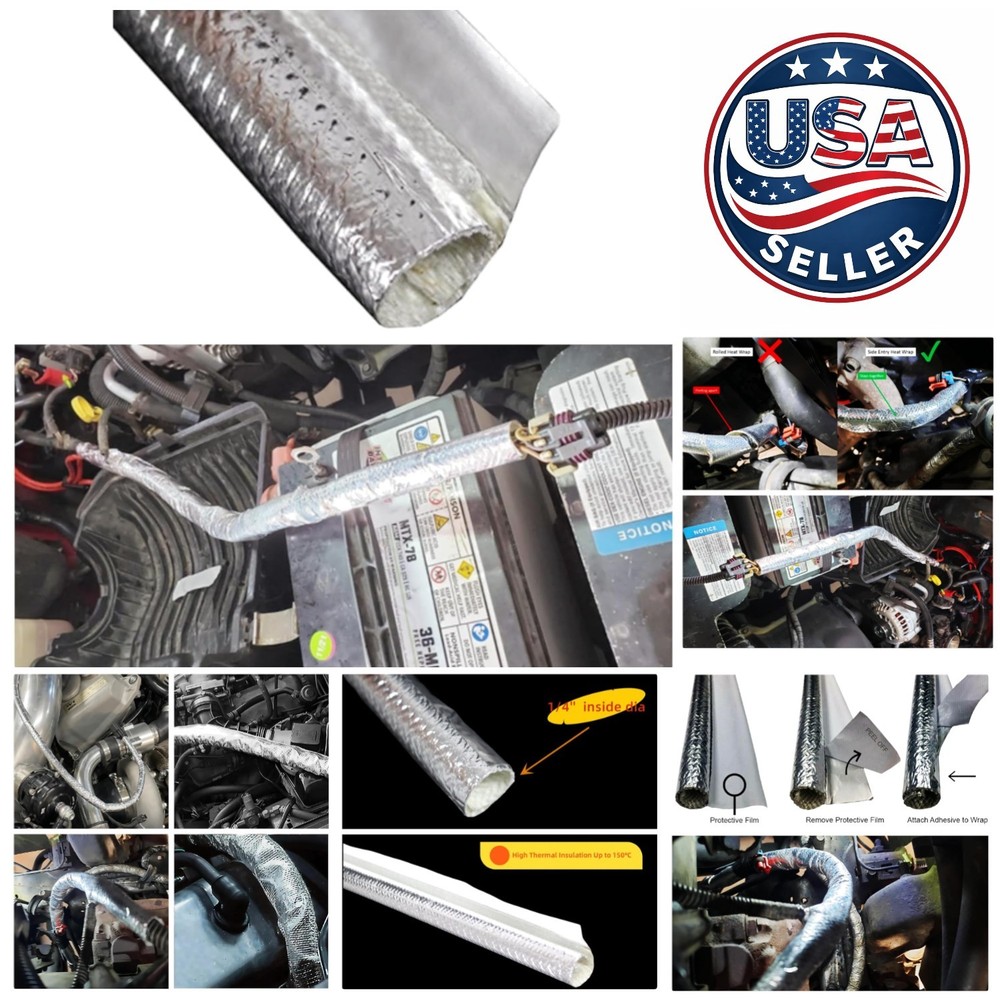 6mm Aluminum Heat Insulation Sleeve – Efficient Thermal Protection for Hoses