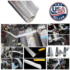 6mm Aluminum Heat Insulation Sleeve – Efficient Thermal Protection for Hoses