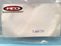 MCDOWELL 2-449-S70 O-RING 2-449, AS568-449, 190756