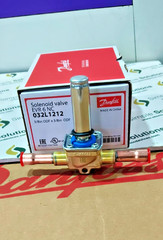 1PC- Danfoss 032L1212 Solenoid Valve EVR 6 NC 3/8in, ODFx3/8in- Brand New