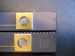 Vintage IC Lot – ADC80H-AH-12 C8741A M5K4164NS AM8152ADC D4164D M5K4164NS AD2671
