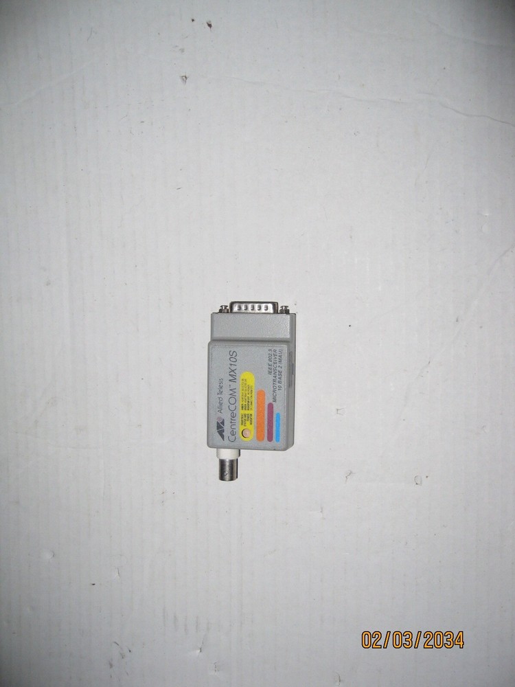 Allied Telesis CentreCOM MX10 Microtransceiver IEEE 802.3 T10