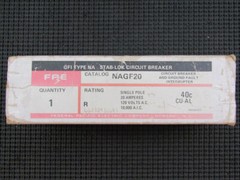 Federal Pacific Electric NAGF20 Circuit Breaker and Ground Fault Interrupter