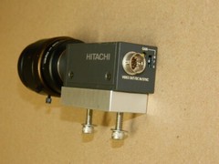 Hitachi KP-M32AN Industrial Vison Camera & Edmunds 35MM 54689 Double Glass Lens