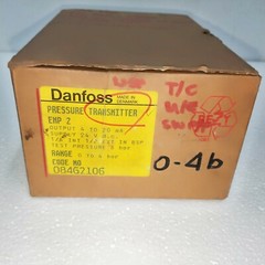 Danfoss EMP2 084G2106 Pressure transmitter Maker: Danfoss 4 Bar Mfg in Denmark