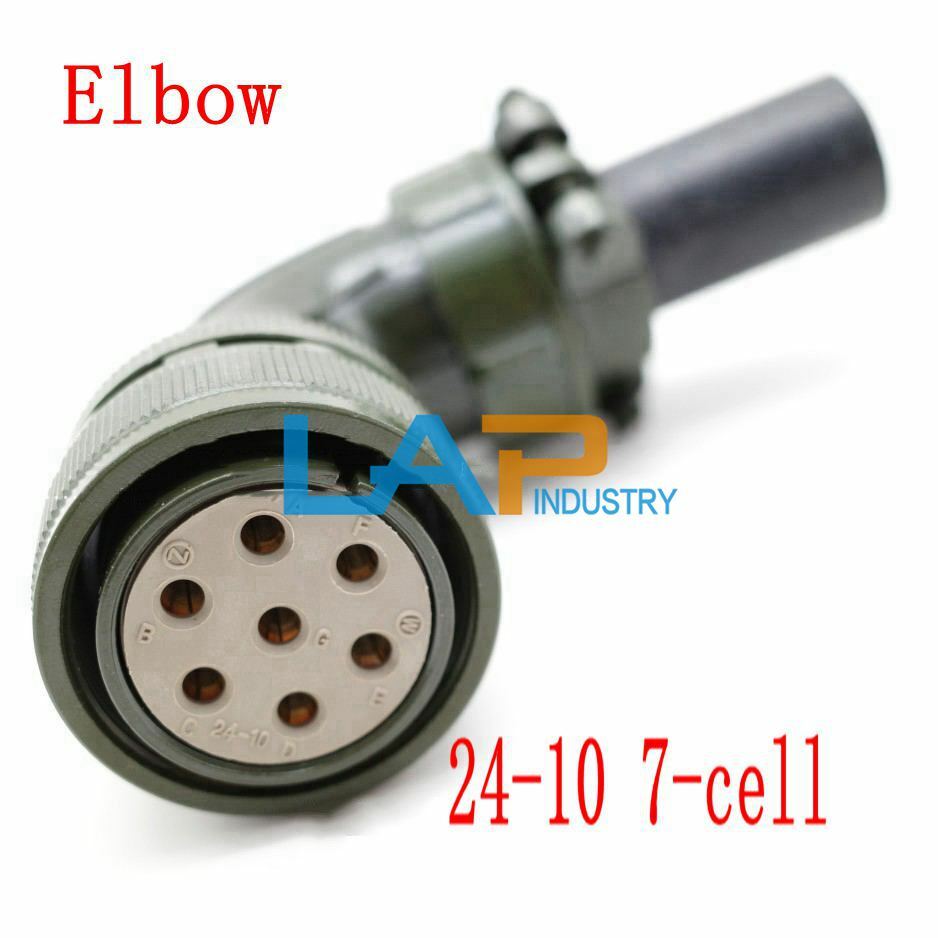 Aviation Plug MR-PWCNS2 For FANUC Servo Motor Plug 24-10S 7-hole Plug