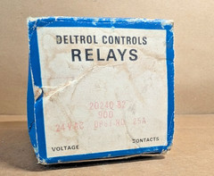 Deltrol Controls 20240-82 Heavy Duty Power Relay 900, 24VAC Coil, DPST, 25A(NEW)