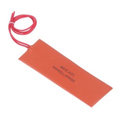4 Pcs Silicone Rubber Heating Pad Flexible Silicone Heater Mat Rubber Heating