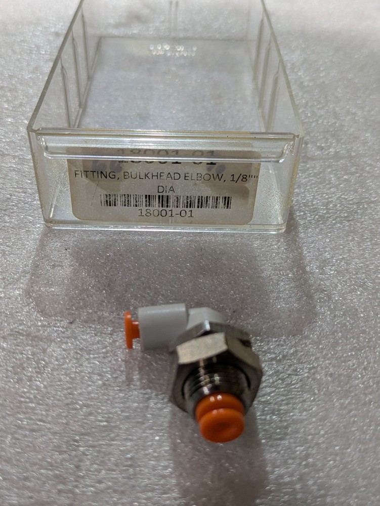 SMC Bulkhead Elbow Fitting 1/8in Pneumatic Industrial Automation Module 2/ORDER