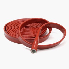 Silicone/Fiberglass Fire Sleeving High Temp Insulation Sleeve Φ4-100mm Red