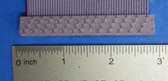 1FT FLAT RIBBON CABLE, 50 CONDUCTOR ,28 AWG , WITH CONNECTOR, 3M 3415 + 3M 3426