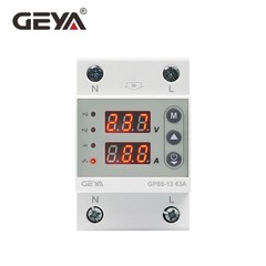 GEYA 80A Digital LED Display Voltage Current Power Protector Device 220V GPS8-13