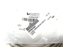 L-Com CSMUAB-3M Premium USB Cable Type A – B Cable 0.3m