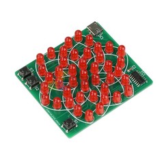 43 LED Flow Light Kit Electronic Windmill DIY Electronic Kit Soldering Practice