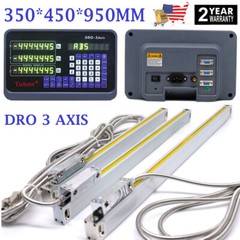 350*450*950mm Linear Scale + DRO 3 Axis Digital Readout Milling Machine Center