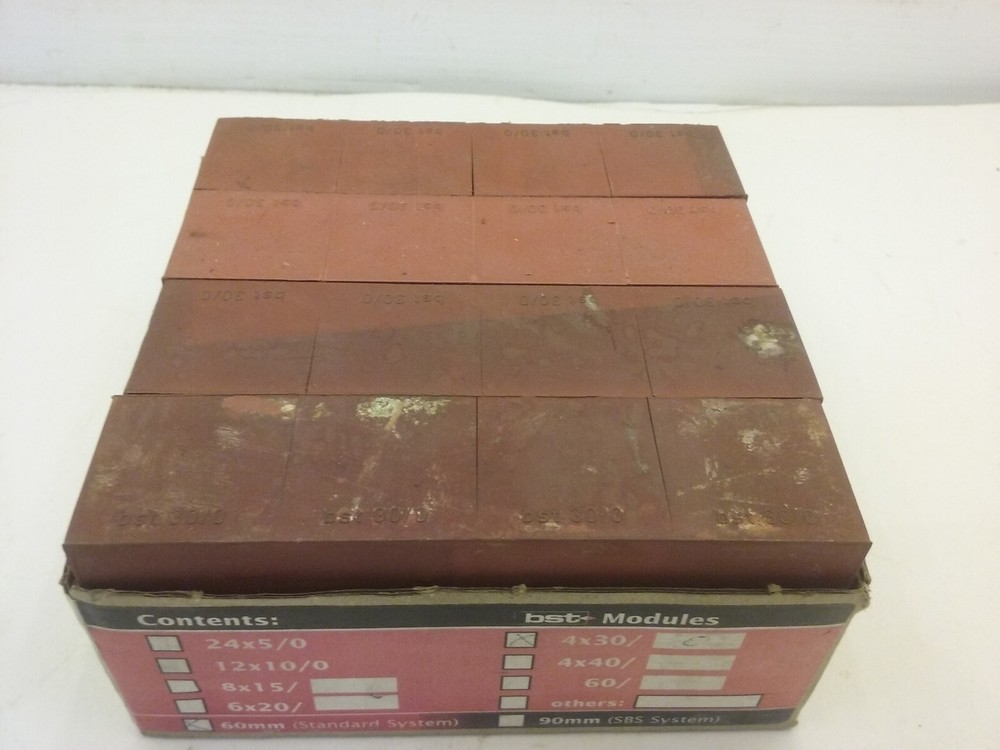 BST MODULES FOR MULTI CABLE TRANSITS, 30mm x 30mm x 30mm, BOX OF 16, NIB