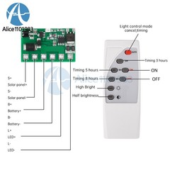 6.4V 7.4V 11.1V 12V Solar Street Light Circuit Board Solar Light Driver Control