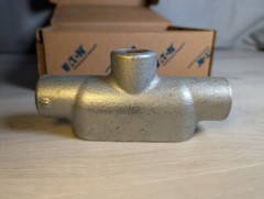 (Box of 5) Crouse-Hinds TB27 3/4″ Iron Form 7 Rigid Conduit Outlet Body NEW