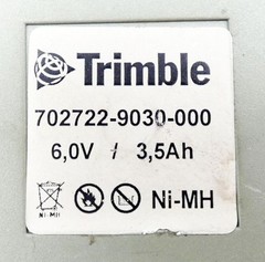 Trimble Inc. 702722-9030-000 Ni-MH 6.0V 3.5Ah Meter Battery Pack -used-