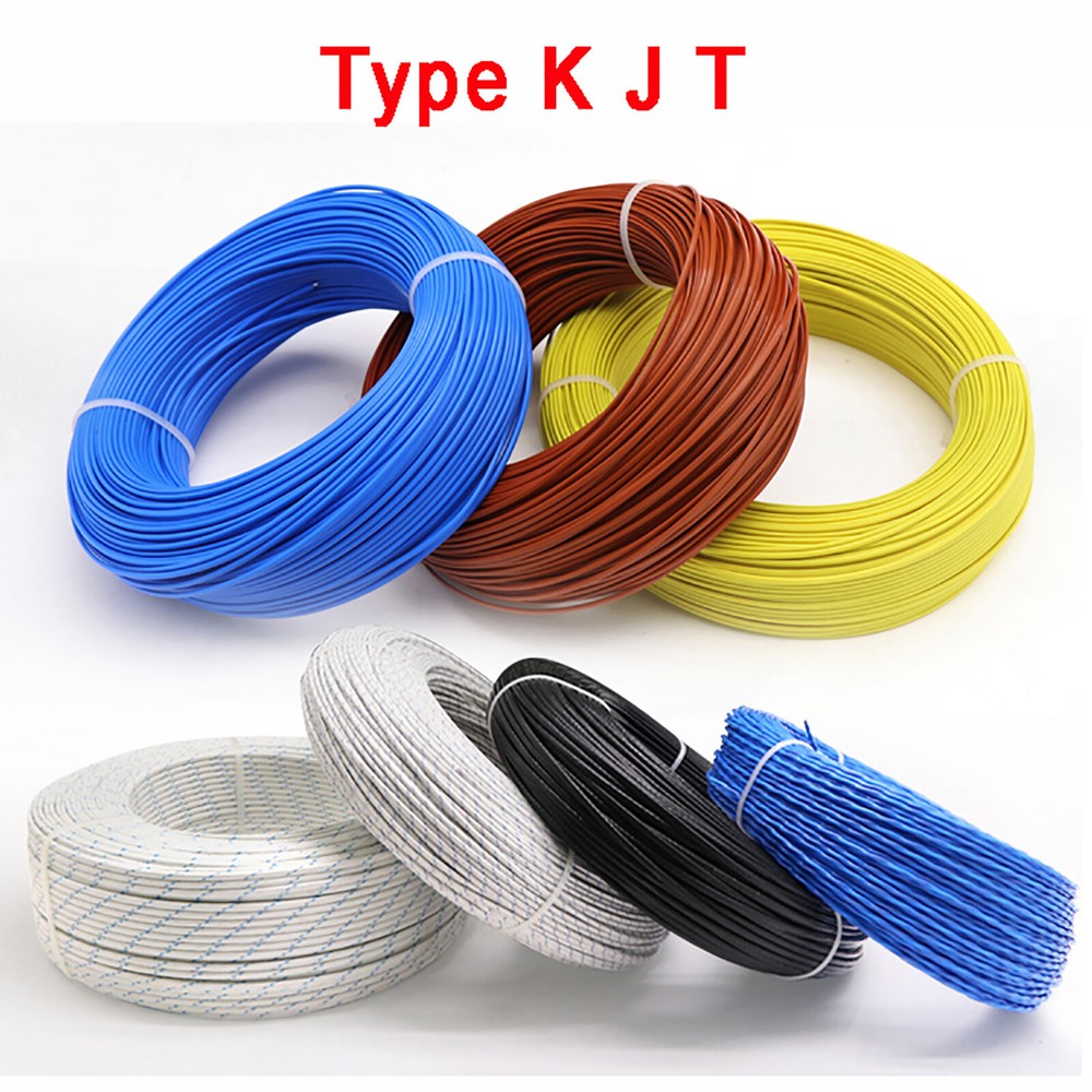 Multicore K J T Type Thermocouples Cable Extension Wire Temperature Measurement