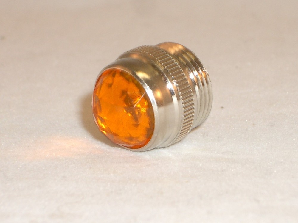 CED P-L117 JEWEL SCREW LENS FOR PILOT LAMP LIGHT BULB AMP AMBER