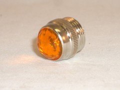 CED P-L117 JEWEL SCREW LENS FOR PILOT LAMP LIGHT BULB AMP AMBER