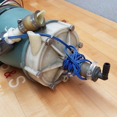 LFE MD80-G02 Mag Drive Pump with GE 5KC35MN99X Motor 1/3hp 115/230v 3450rpm
