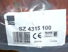 RITTAL SZ-4315-100 / SZ4315100 POWER SUPPLY CONNECTION CABLE, 3000MM