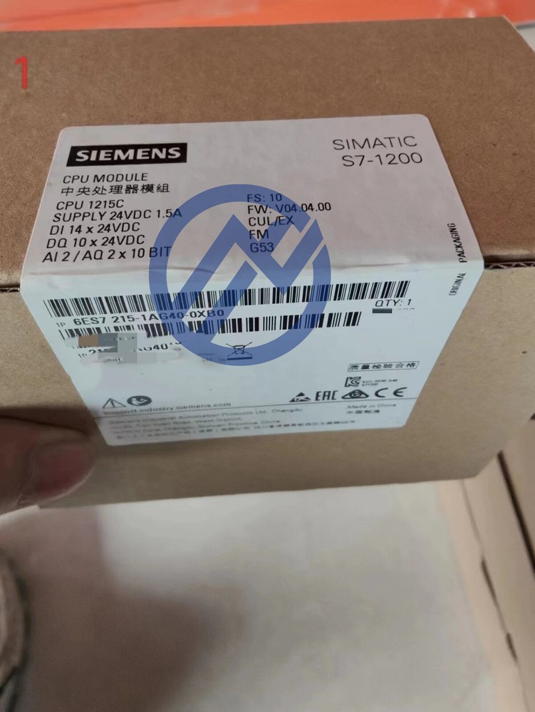 Brand new 6ES7215-1AG40-0XB0 Siemens module Expedited Express DHL