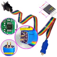 MSOP8 Microchip Probe TVSP8 Patch Pin Burning Spring Thimble 0.65mm Programmer