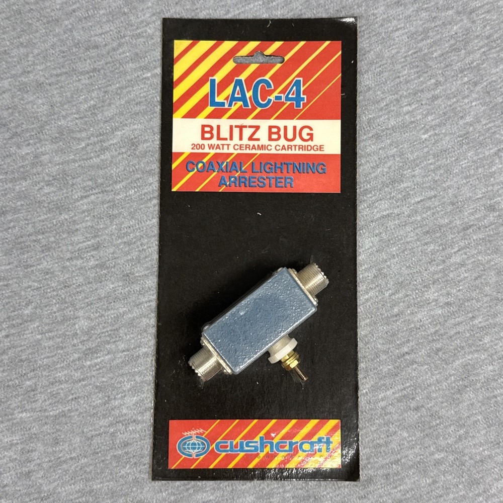 Cushcraft LAC-4 Blitz Bug 200 Watt Coaxial Lightning Arrester