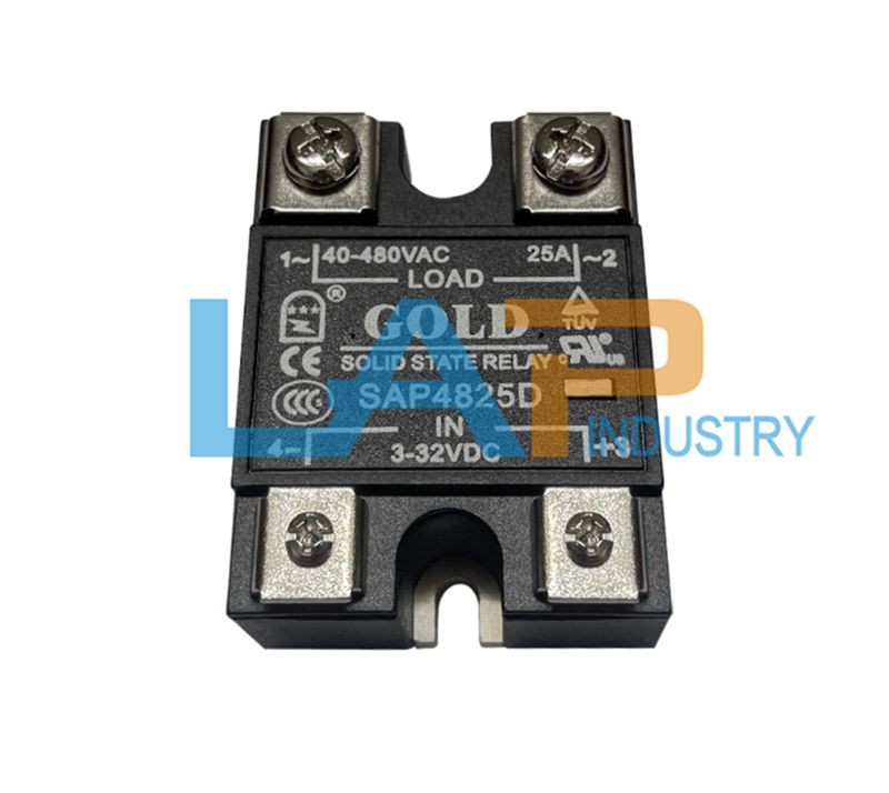 10pcs New SAP4825D solid-state relay 40-480V 3-32VDC 25A