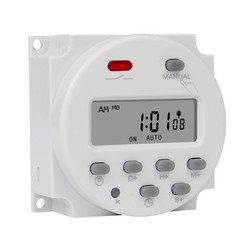 CN101S 1 Second Interval 5V 12V 24V 110V 220V 7 Days Programmable Timer Switch