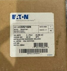 Eaton – CSR2150N – Eaton Standard Circuit Breaker main breaker, 2P, 1PH, 150A,