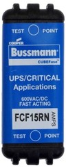 Bussmann FCF15RN, 600 V, 15 A, Class CF, Branch Circuit Fuse, CubeFuse, 1pc