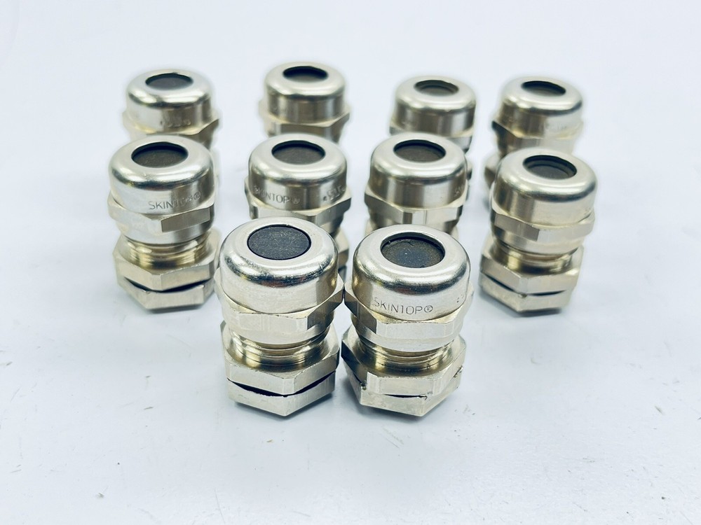 LOT OF 10 LAPP 53112010 CABLE GLAND 4.5mm-10mm CABLE DIAMETER M16X1.5