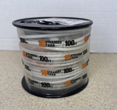 SouthWire THHN 10 AWG 100ft White Stranded CU Building Wire