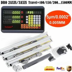 3Axis Digital Readout DRO Display + Linear Scale 150mm（6″）+300mm（12″)+600mm(24″)