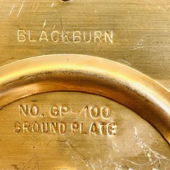 4 PK BLACKBURN GP-100 COPPER GROUND PLATE 7-1/2″