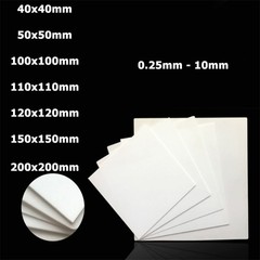 0.25mm – 10mm Thick Alumina Aluminum Oxide Ceramic Square Plates Sheets Pads
