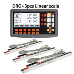 SINO 3 Axis LCD DRO Kits Digital Readout KA300 KA500 Linear Scale Encoders