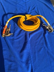 *****Heavy Duty Lineman Single Grounding Ground Set (2) Clamps, 35 Ft 2/0 Wire